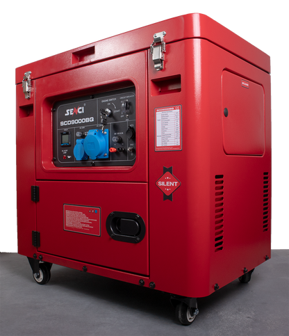 Senci Scd9000Bq Aggregat - Diesel - Max 6000W - Ats - Elektrisk Start - inkl. klargjøring shown in product view