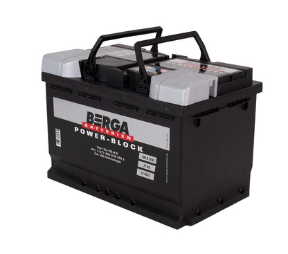 BERGA Power Block 12V 77AH 780CCA shown in product view image 3