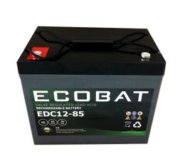 ECOBAT EDC12-85 AGM Batteri 12V 85AH (DC12-75) - Image 1