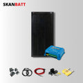 SKANBATT Solcellepakke - 12V / 110W Rammepanel / Victron MPPT 10A