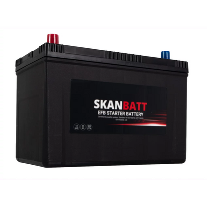 SKANBATT EFB Startbatteri 12V 95AH 820CCA (304x172x225mm) +L