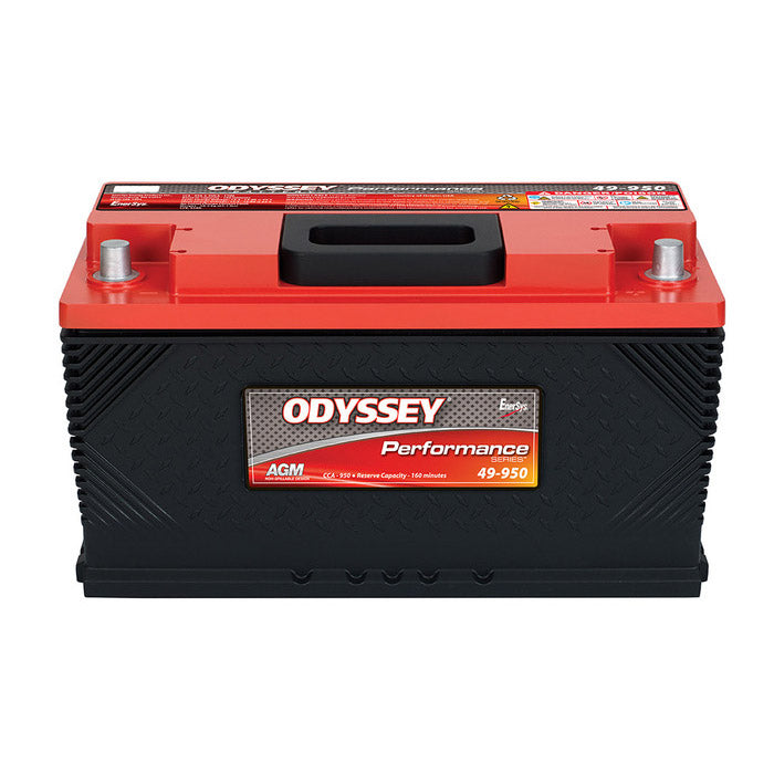 ODYSSEY ODP-AGM49 H8 L5 AGM Batteri 12V 94AH 950CCA (353x174x189mm) +høyre - Image 1