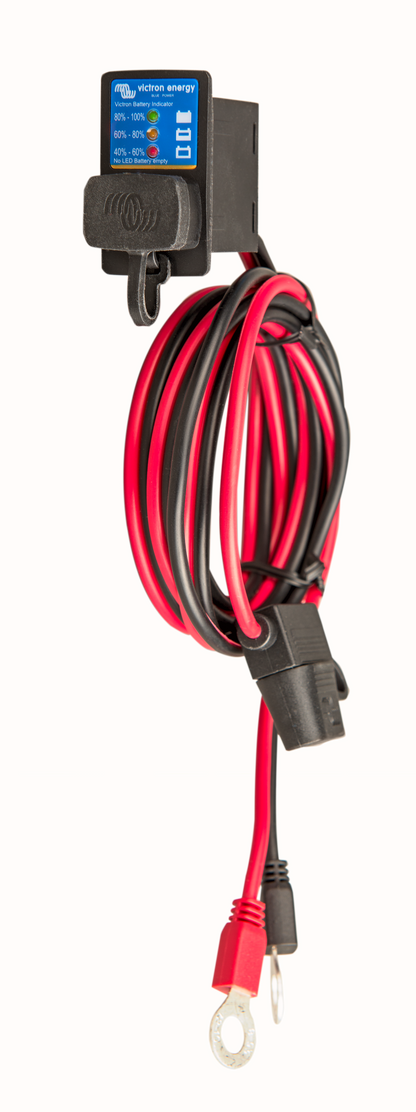 Victron Batteri Indikator M8 Øyer Med Sikring shown in detail view