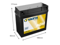 VARTA AGM MC Batteri 12V 18AH 220CCA (186x82x171mm) +höger T19BL (FA)
