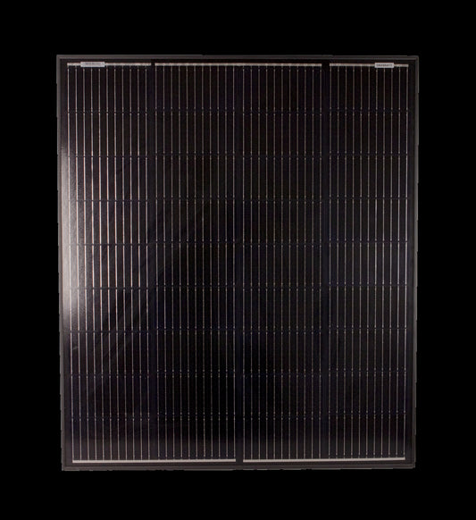 SKANBATT Solcellepanel Mono 130W Sort - 885x765x30mm