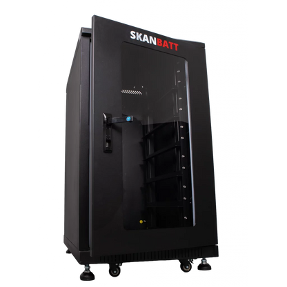 SKANBATT Kabinett/batteriskap for 6 stk Skanbatt Lithium 3U Rack