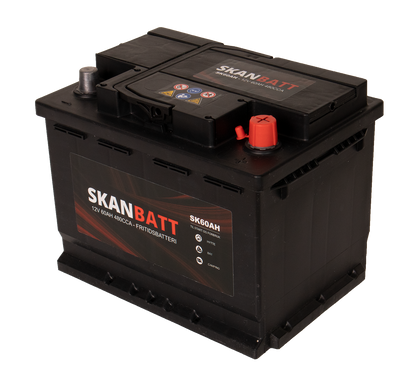 Skanbatt Fritidsbatteri 12V 60Ah 480Cca +Høyre shown in product view image 4