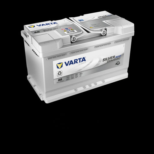 Varta Silver Dynamic Agm Batteri 12V 80Ah 800Cca (315X175X190/190Mm) +Høyre A6