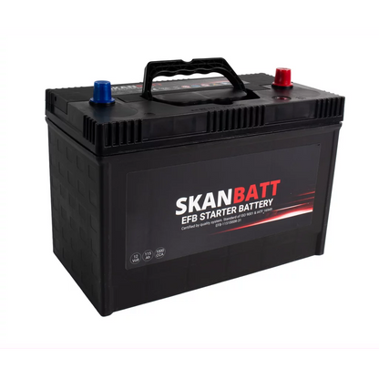 SKANBATT EFB Startbatteri 12V 115AH 1000CCA (330x173x239mm) +R