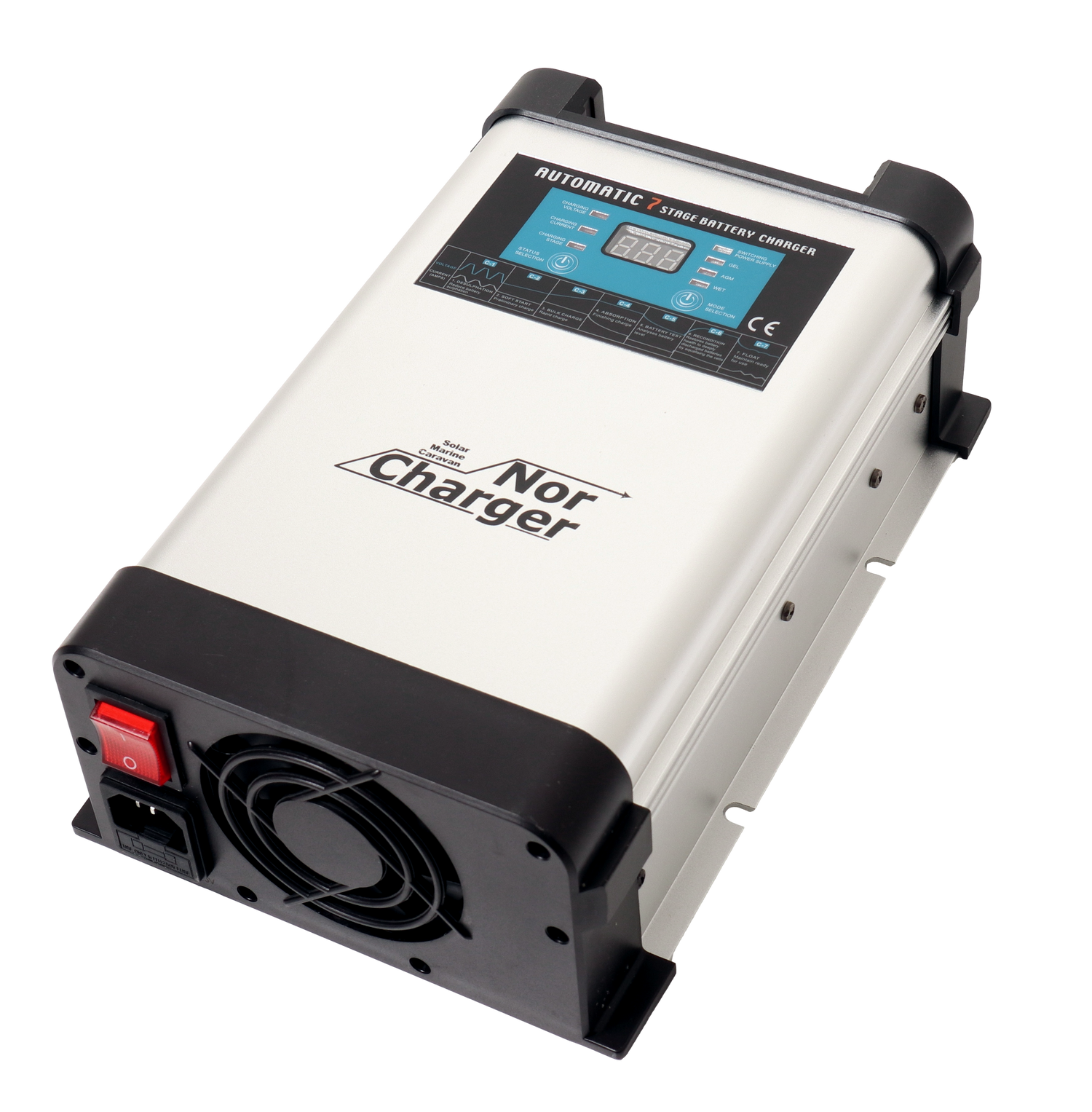 Nor Charger Pro Serie Elektronisk Batterilader 12V 60A - 2 Kanaler shown in product view