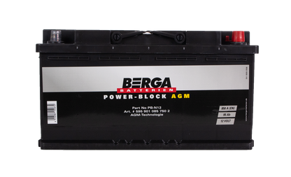 Berga Power Block Agm 12V 95Ah 850Cca shown in product view image 2