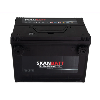 SKANBATT SLI Startbatteri 12V 70AH 770CCA (260x174x185mm) +L