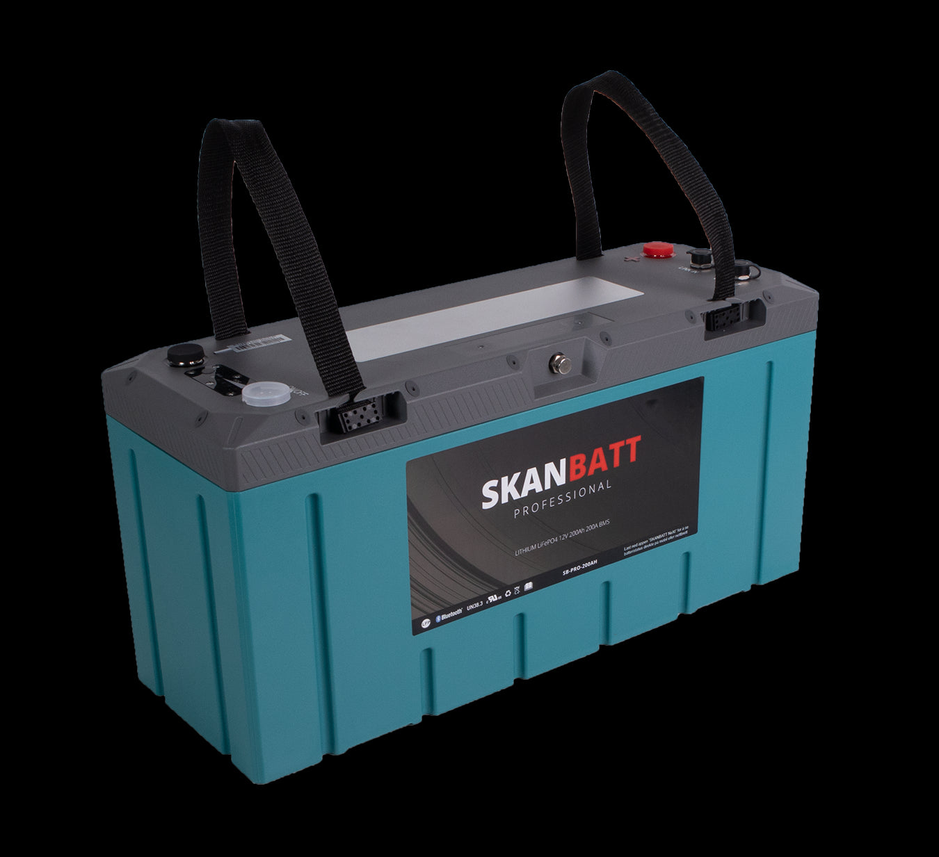 SKANBATT Lithium Professional IP67 12V 200Ah 200A BMS - HEAT - Image 2
