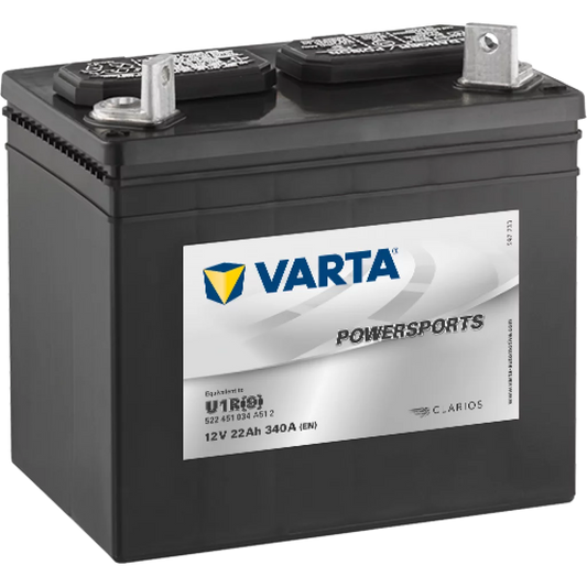 VARTA Plenklipper Batteri 12V 22AH 340CCA (196x131x183mm) +Høyre
