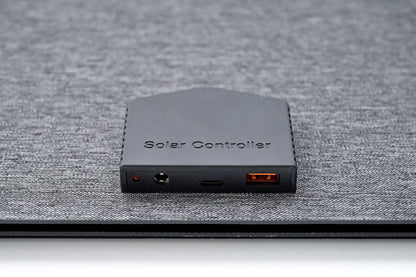 Skanbatt 'Alt I Ett' Bærbart Solcellepanel 60W (4X15W) label detail