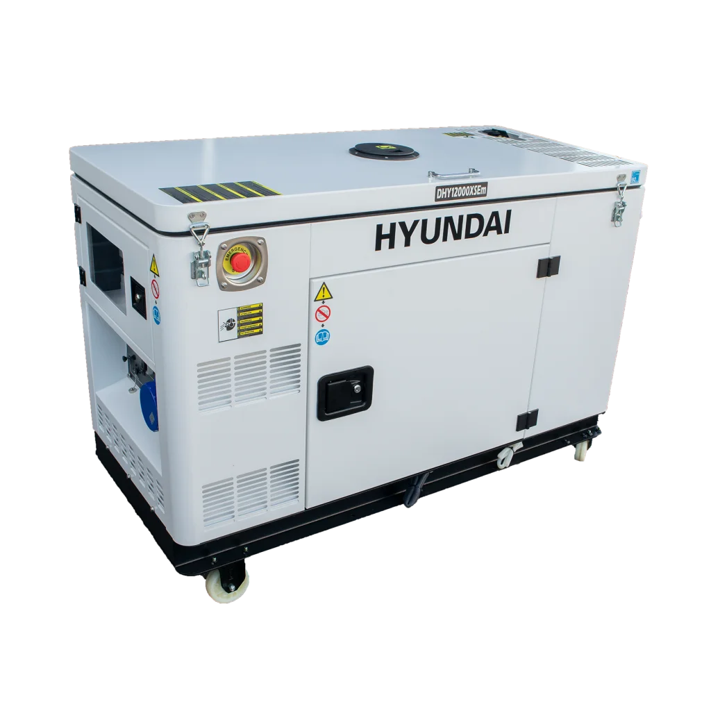 HYUNDAI DHY12000XSEm Strømaggregat 10000W 1-FAS 230V - Elektrisk start - Diesel - Forvarming - ATS - Vannkjølt shown in product view