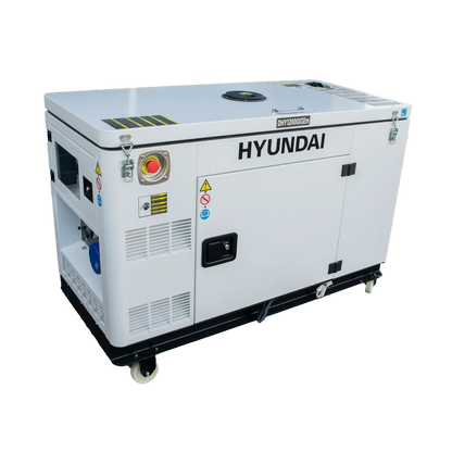 HYUNDAI DHY12000XSEm Strømaggregat 10000W 1-FAS 230V - Elektrisk start - Diesel - Forvarming - ATS - Vannkjølt shown in product view