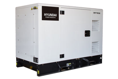 Hyundai Dhy11Ksem Diesel Strømaggregat 11Kva 230V 1-Fase - 1500Rpm - Vannkjølt shown in detail view