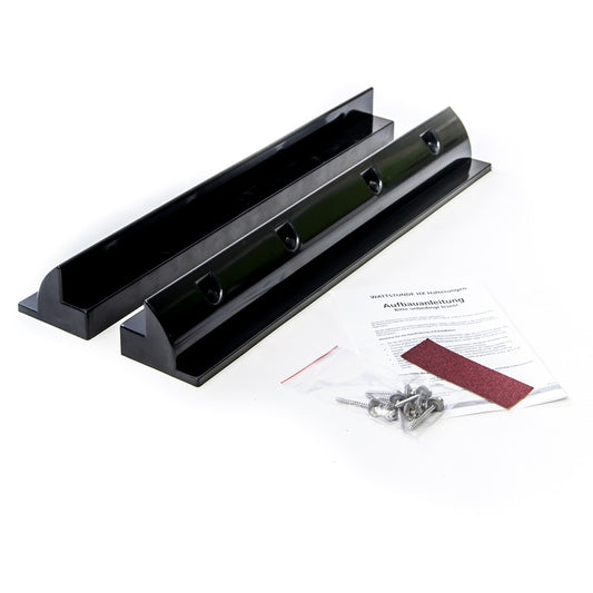 Festebrakett til solcelle takmontering 55CM (sett) - Plast (sort) - Image 1