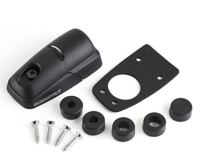 Scanstrut Ds-H10 Sort Kabelgjennomføring 6-10 Mm shown in angle view