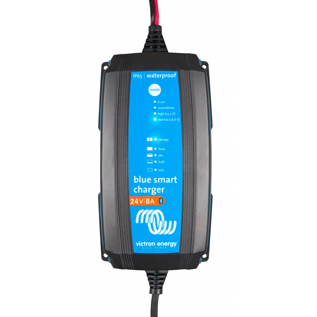 VICTRON Blue Smart IP65 Batterilader 24V 8A m/Bluetooth shown in product view