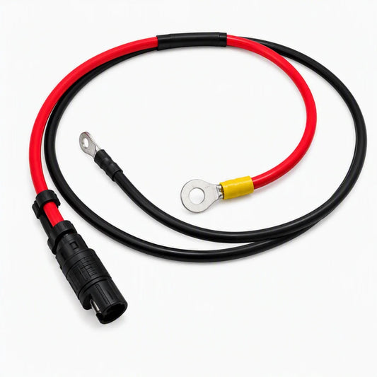 Batterikabel 2x5mm2 m/ SAE+8mm 150cm shown in product view