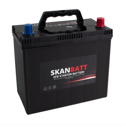 SKANBATT EFB Startbatteri 12V 45AH 430CCA (238x129x223mm) +R