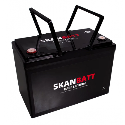 Produktbilde 5 av SKANBATT Base Lithium - 12V 100Ah 100A BMS - 307x169x208mm - Bluetooth - 3 Års garanti