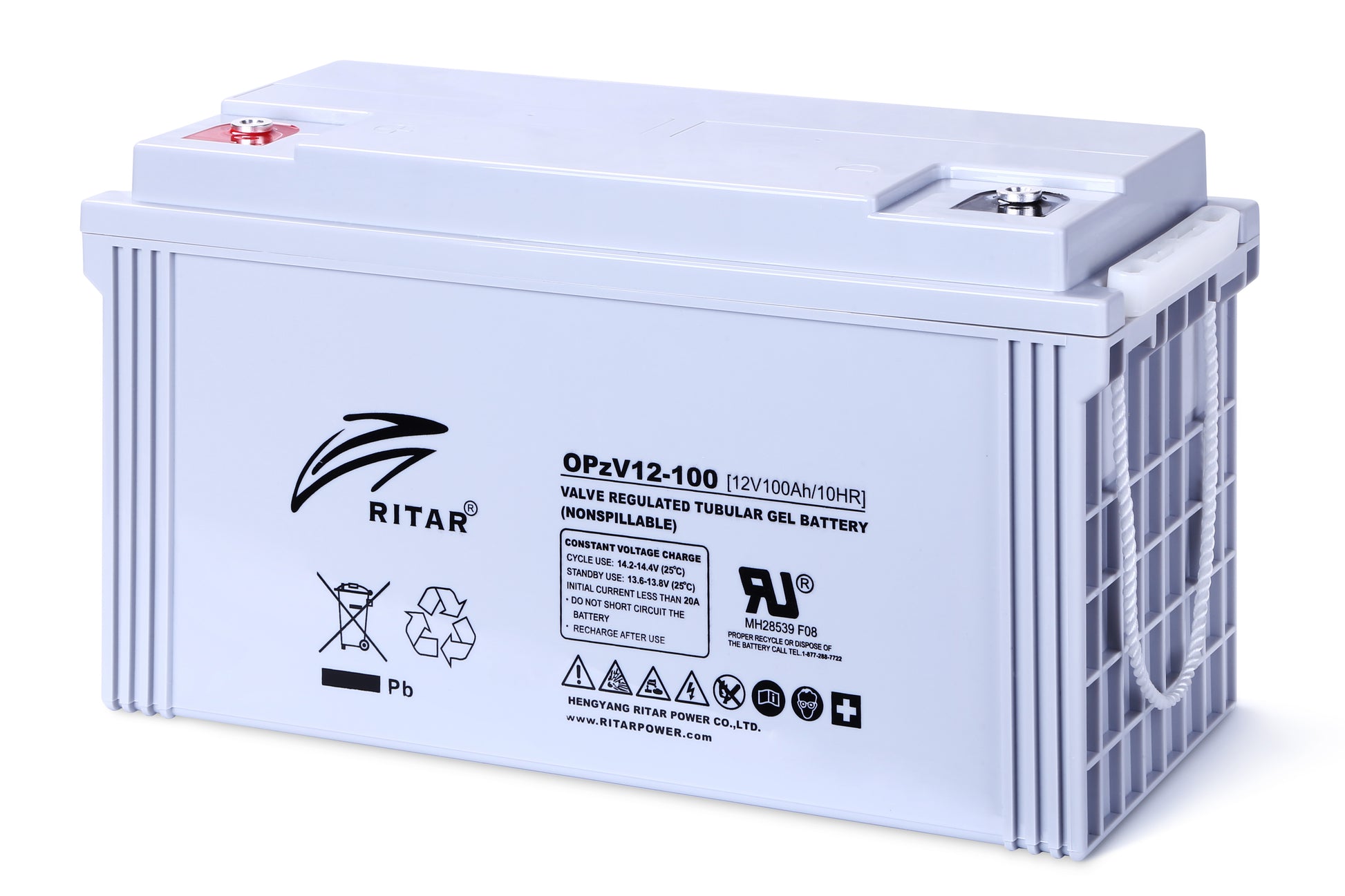 RITAR OPzV Serien GEL Batteri 12V 100Ah - Image 1