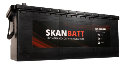 Skanbatt Fritidsbatteri 12V 140Ah 800Cca +Venstre shown in detail view