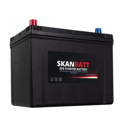 SKANBATT EFB Startbatteri 12V 80AH 730CCA (260x17x225mm) +L
