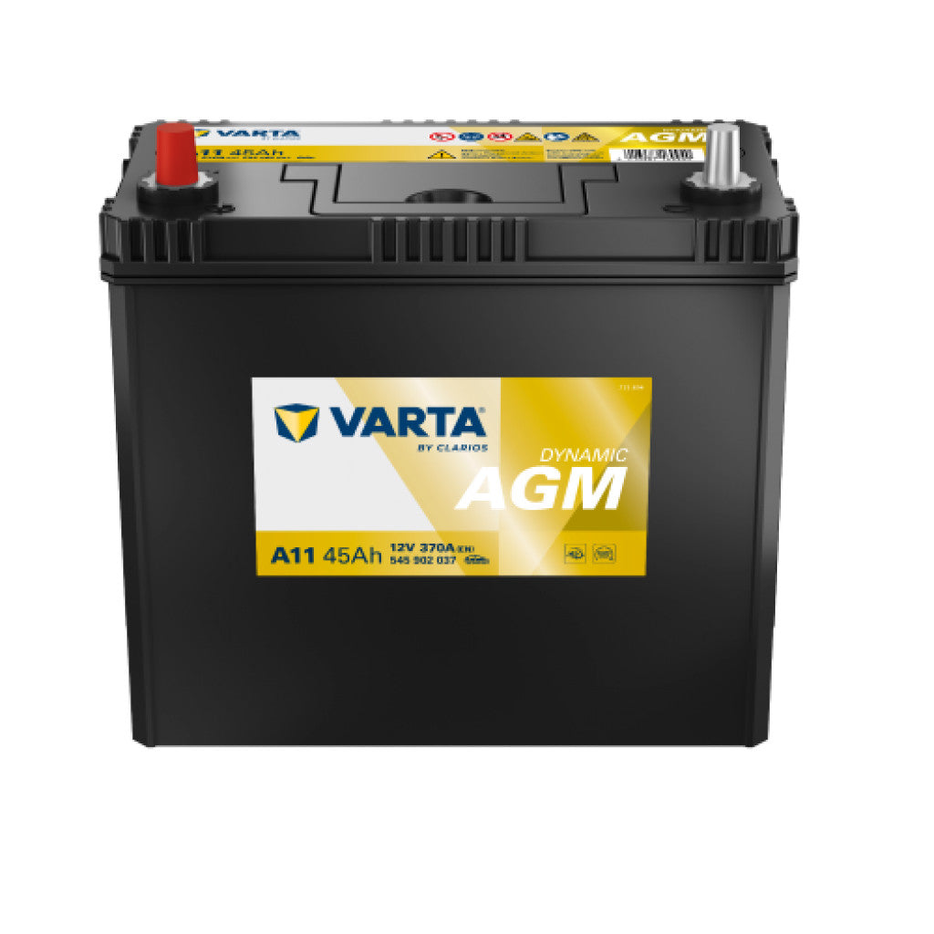 varta-silver-dynamic-agm-batteri-12v-45ah-370cca-236x126x224mm-venstre-a11-med-jis-adapter-sett