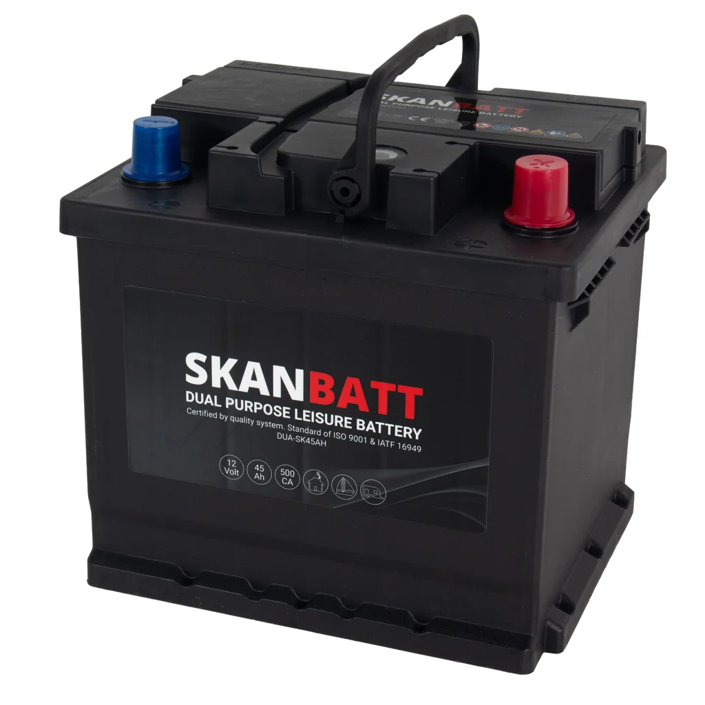 SKANBATT Dual Purpose 12V 45AH 500CA (207x175x190mm) +R