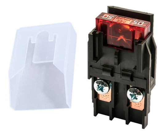 Sikringsholder For Maxisikringer M5 Skruer M/Lokk