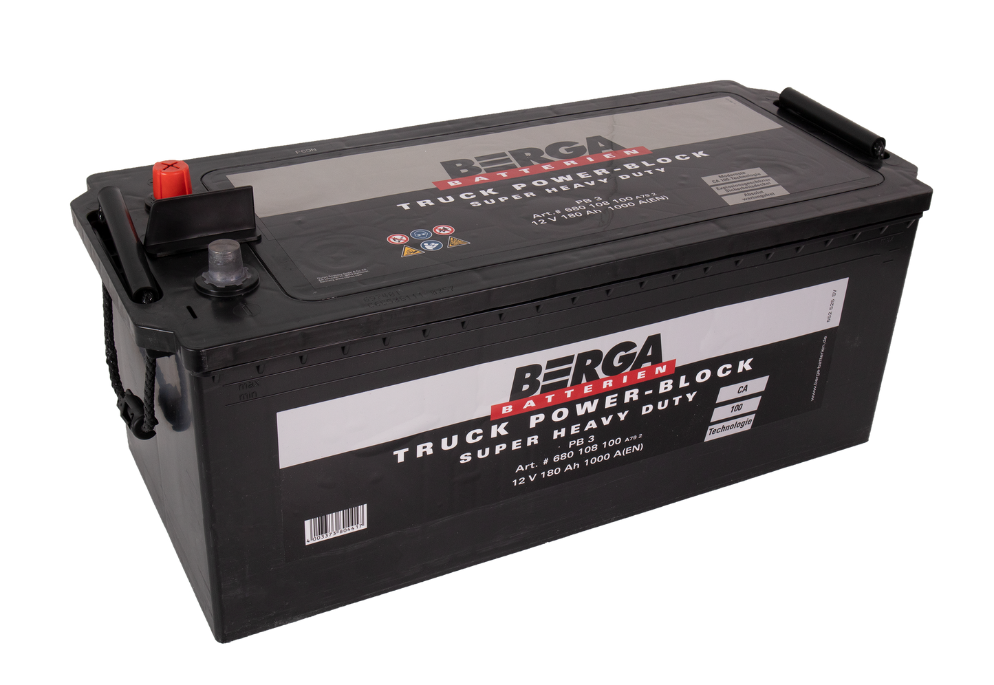 BERGA Truck Power Block 12V 180AH 1000CCA shown in product view