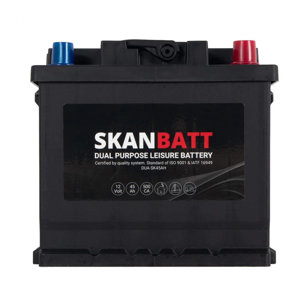 SKANBATT Dual Purpose 12V 45AH 500CA (207x175x190mm) +R