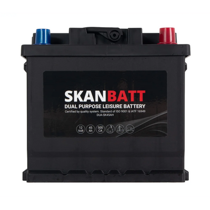 SKANBATT Dual Purpose 12V 45AH 500CA (207x175x190mm) +R