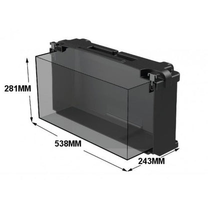 Batterikasse 538X243X281Mm (Innvendig) shown in angle view