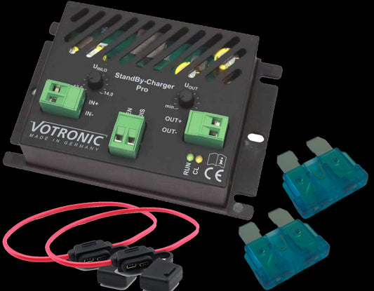 Pakke for lading av start 8A Votronic Pro m/kabelkit - Image 1
