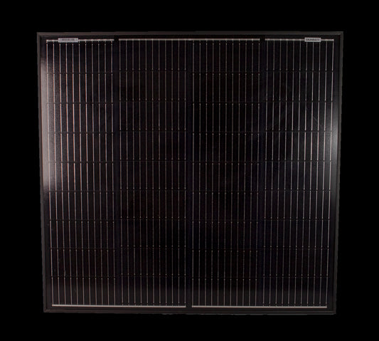 SKANBATT Solcellepanel Mono 100W Sort - 720x765x30mm