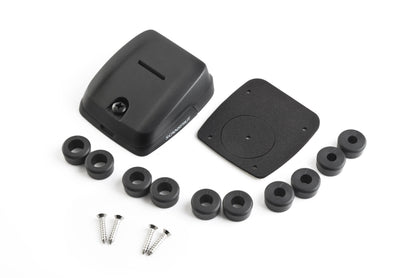 Scanstrut Ds-Hd10 Sort Dobbel Kabelgjennomføring shown in angle view