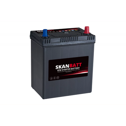 SKANBATT EFB Startbatteri 12V 35AH 370CCA +R shown in product view