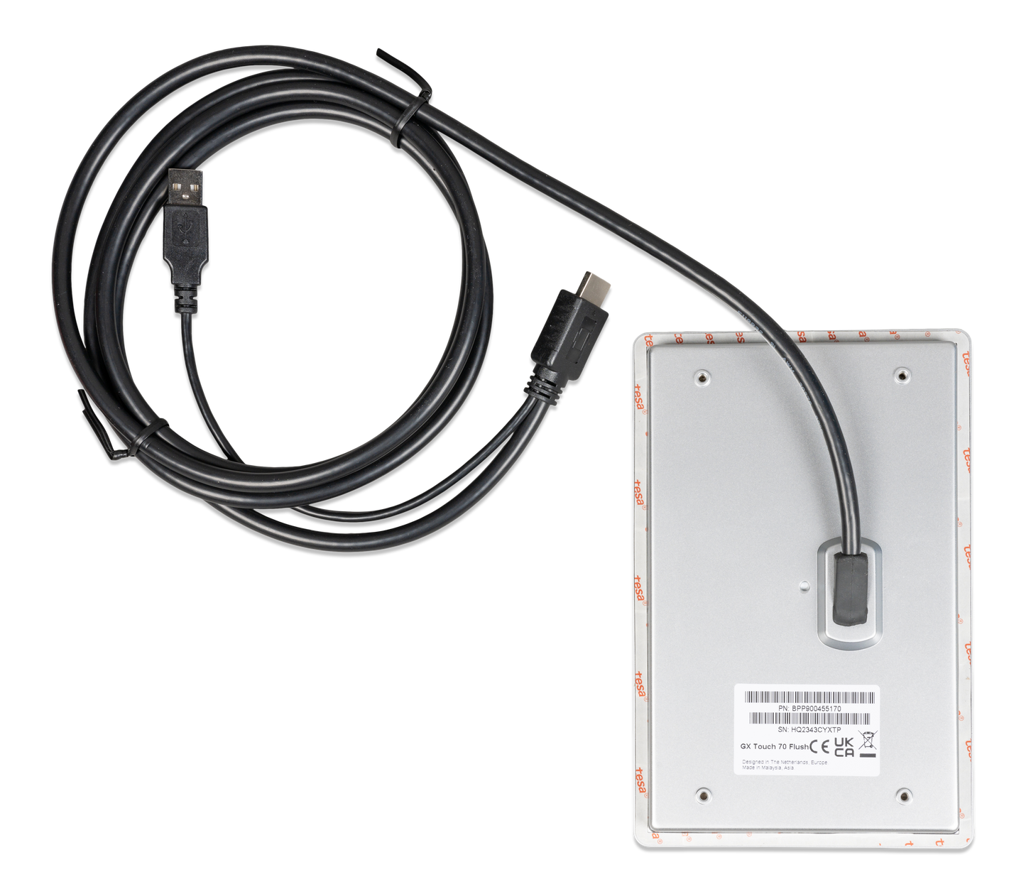 VICTRON GX Touch 70 flush shown in detail view