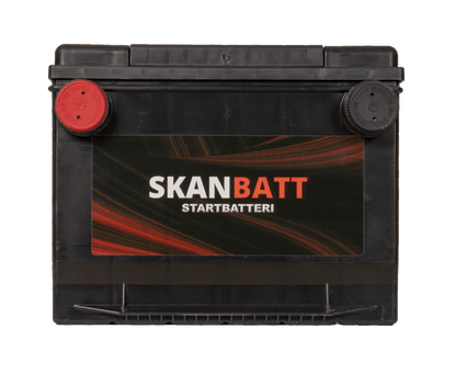 Skanbatt Startbatteri 12V 65Ah 650Cca +Venstre label detail