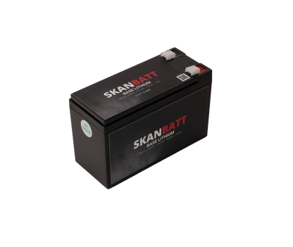 SKANBATT Base Lithium - 12V 9Ah 10A BMS - 150x65x95mm - 3 Års garanti shown in product view