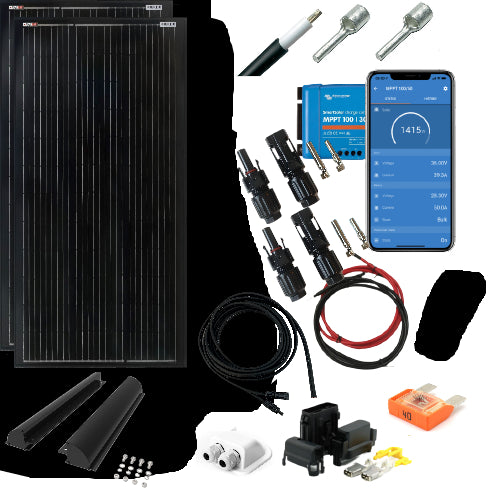 skanbatt-400w-2x-189-5-55-slim-2x200w-black-komplett-kit-med-victron-bt-mppt