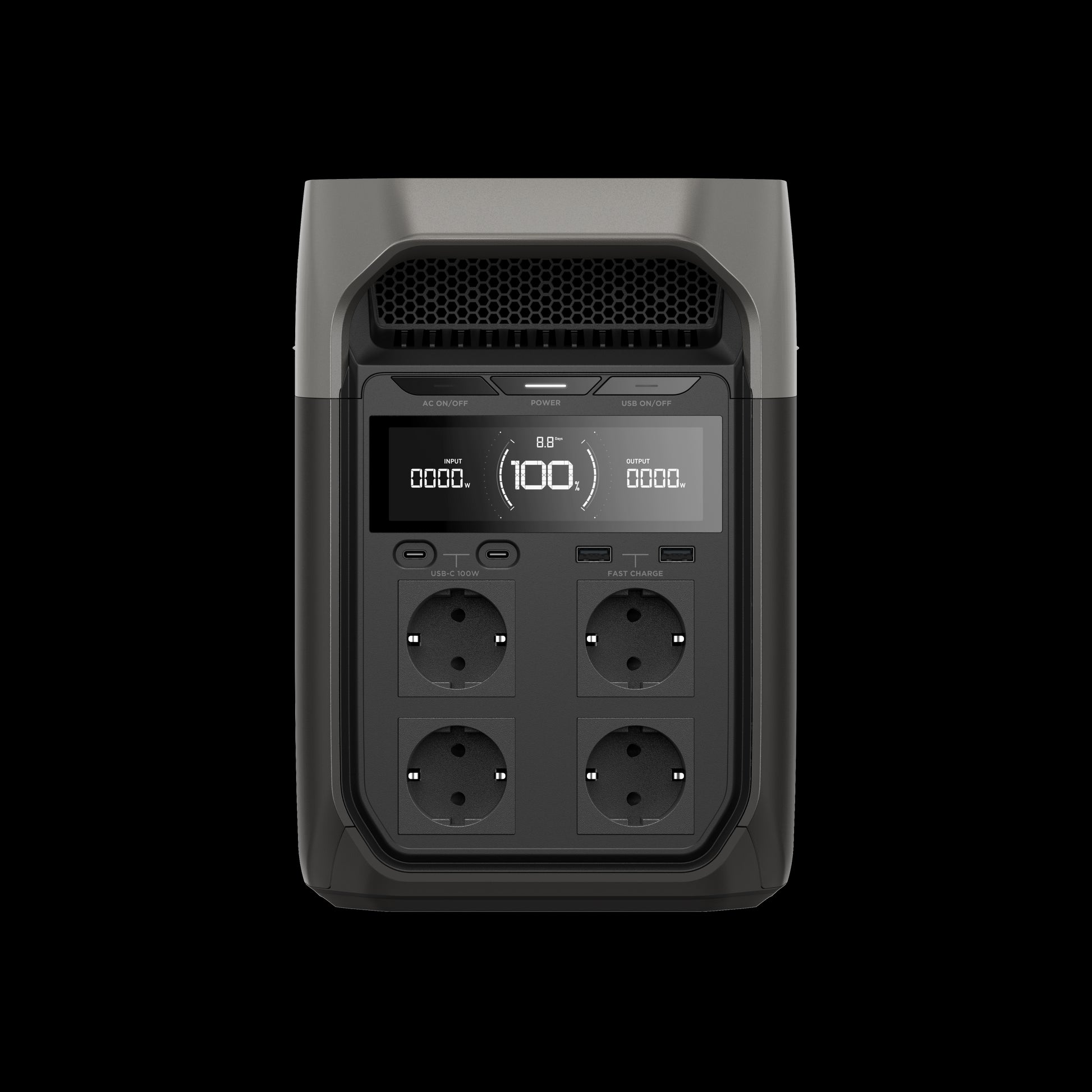 ECOFLOW DELTA 3 Bærbar Strømforsyning - LPS - 1024Wh - 1800W - Image 3