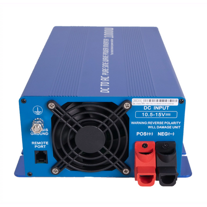Inverter 12V 1000W Ren Sinus M/Fjernkontroll