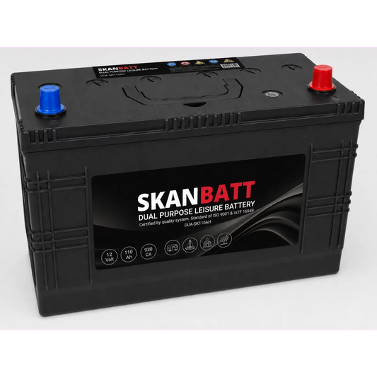 SKANBATT Dual Purpose 12V 110AH 960CA (346x173x227mm) +R