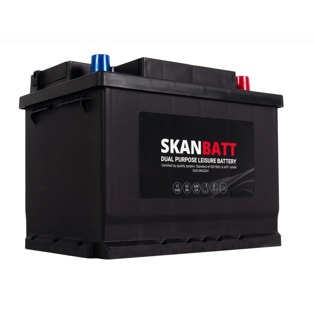 SKANBATT Dual Purpose 12V 62AH 630CA (242x175x190mm) +R
